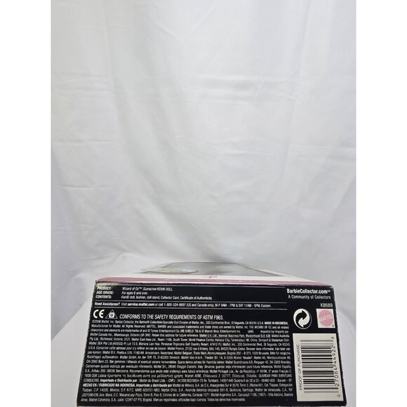 2006 Barbie Wizard Of Oz Scarecrow Doll K8689 Pink Label Ken Doll Mattel New - Picture 8 of 14